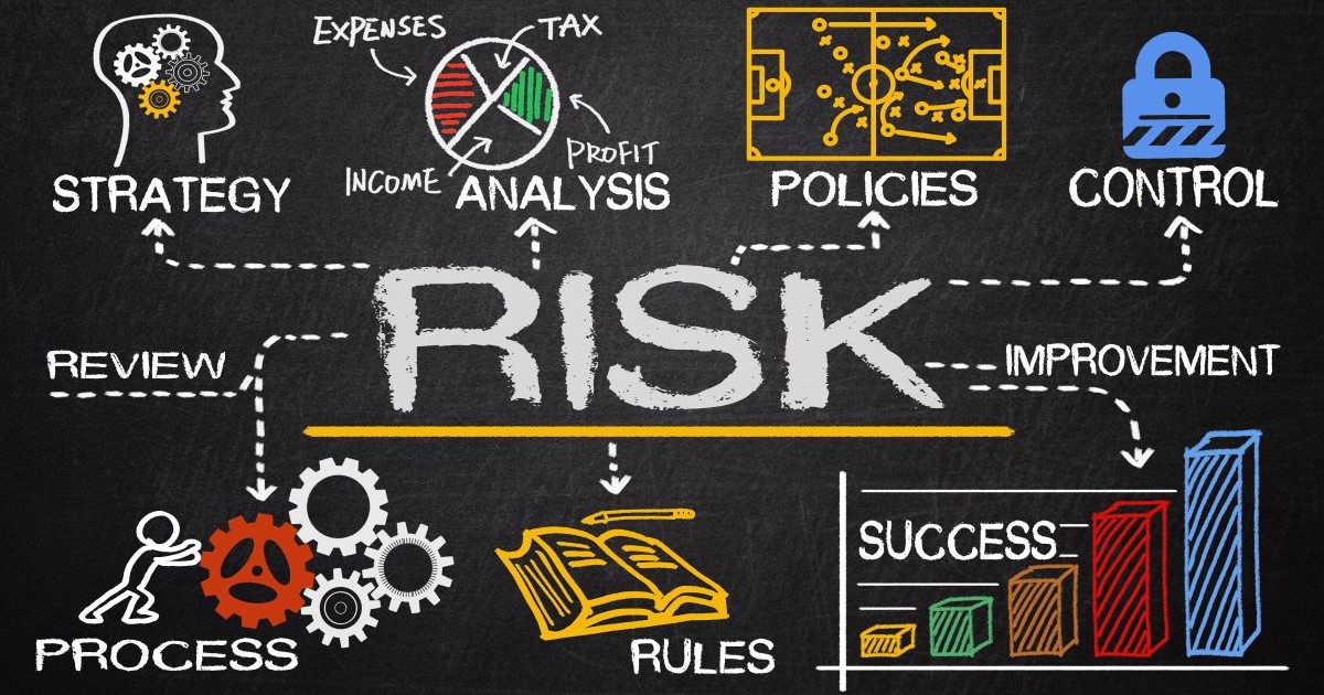 risk management framework drawing blackboard