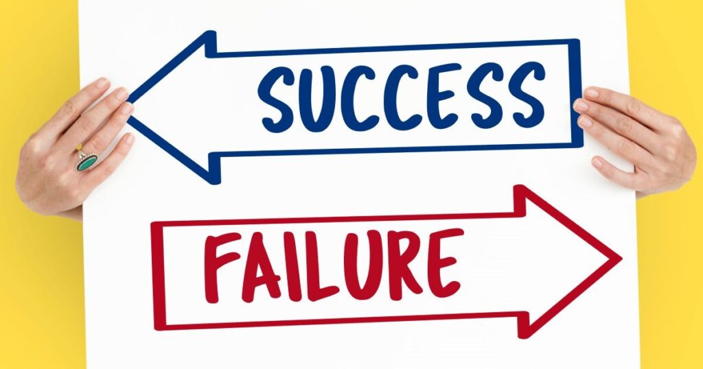 success failure arrows opposite choice correct solution